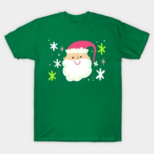 Christmas Cute Santa Claus - Vintage Kris Kringle Merry Christmas Happy Holidays T-Shirt